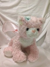 Vintage Animal Alley Pink Fairy Cat Plush Toys R Us Exclusive Y2K Wings Flower