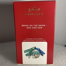 Dad  Son Bring on the Snow Hallmark Keepsake Ornament 2020