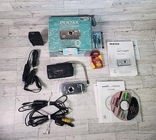 Pentax Optio WP (Waterproof) Digital Camera With Accessories & Box TESTED WORKS