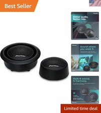 3/4" 120 W Max Power, Polyester Fiber Soft Dome - Tweeter pair