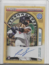 2021 Gypsy Queen auto Jonathan Arauz Boston Red Sox