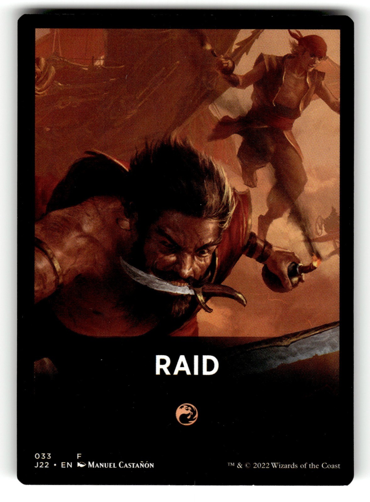 33-Raid Theme Card-T NM-Jumpstart 2022 (J22)