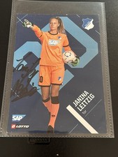 JANINA LEITZIG HAND SIGNED LEICESTER CITY ADRENALY  CARD - WSL