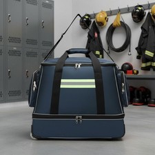Bolsa de carro de emergencia contra incendios con diseño con ruedas bolsa de emergencia rodante portátil