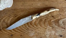 Couteau Laguiole Arbalète GÉANT G. David 32 cm Manche Corne Blonde - État Neuf