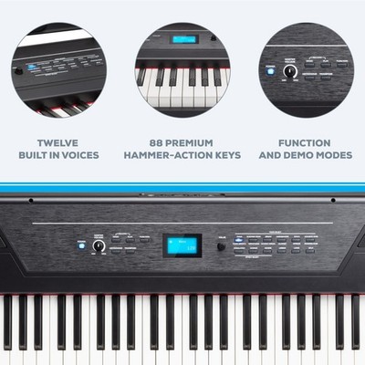 楽器 ALESIS RECITAL PRO Alesis Recital Pro - 88 Key Digital Piano Keyboard with Hammer