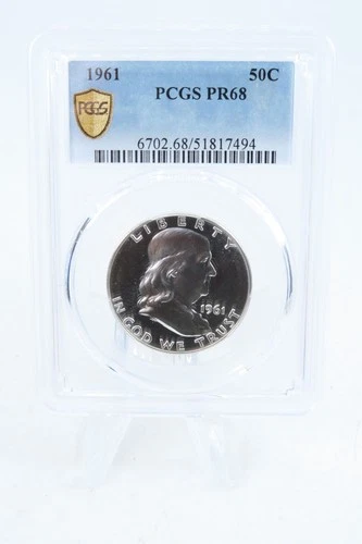 1961-P PCGS PR68 Franklin Half Dollar Proof 50C