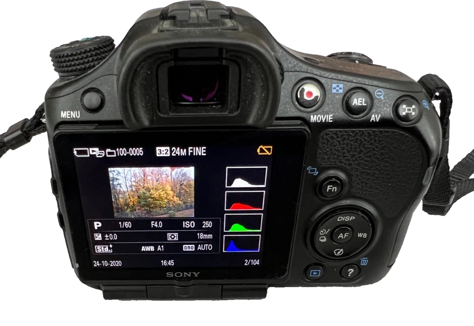 Sony Alpha SLT-A65V 24.3MP Digitalkamera in OVP mit DT 18-55mm Sam II Objektiv - Bild 2 von 4