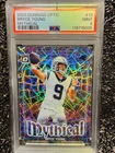 2023 Donruss Optic Mythical #13 Bryce Young Panthers RC Rookie SSP PSA 9 MINT