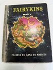 1962 Vintage Fairykins by Marx Oversize Fairy Tale Book With Original Figures