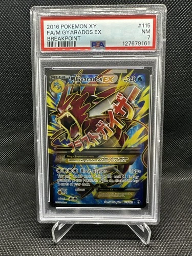 Pokemon Mega M Gyarados EX Full Art Ultra Card 115/122 Breakpoint