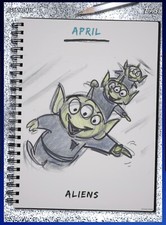 Topps Disney Collect! VIP 2024 APRIL Silver Chrome ALIENS Digital Card