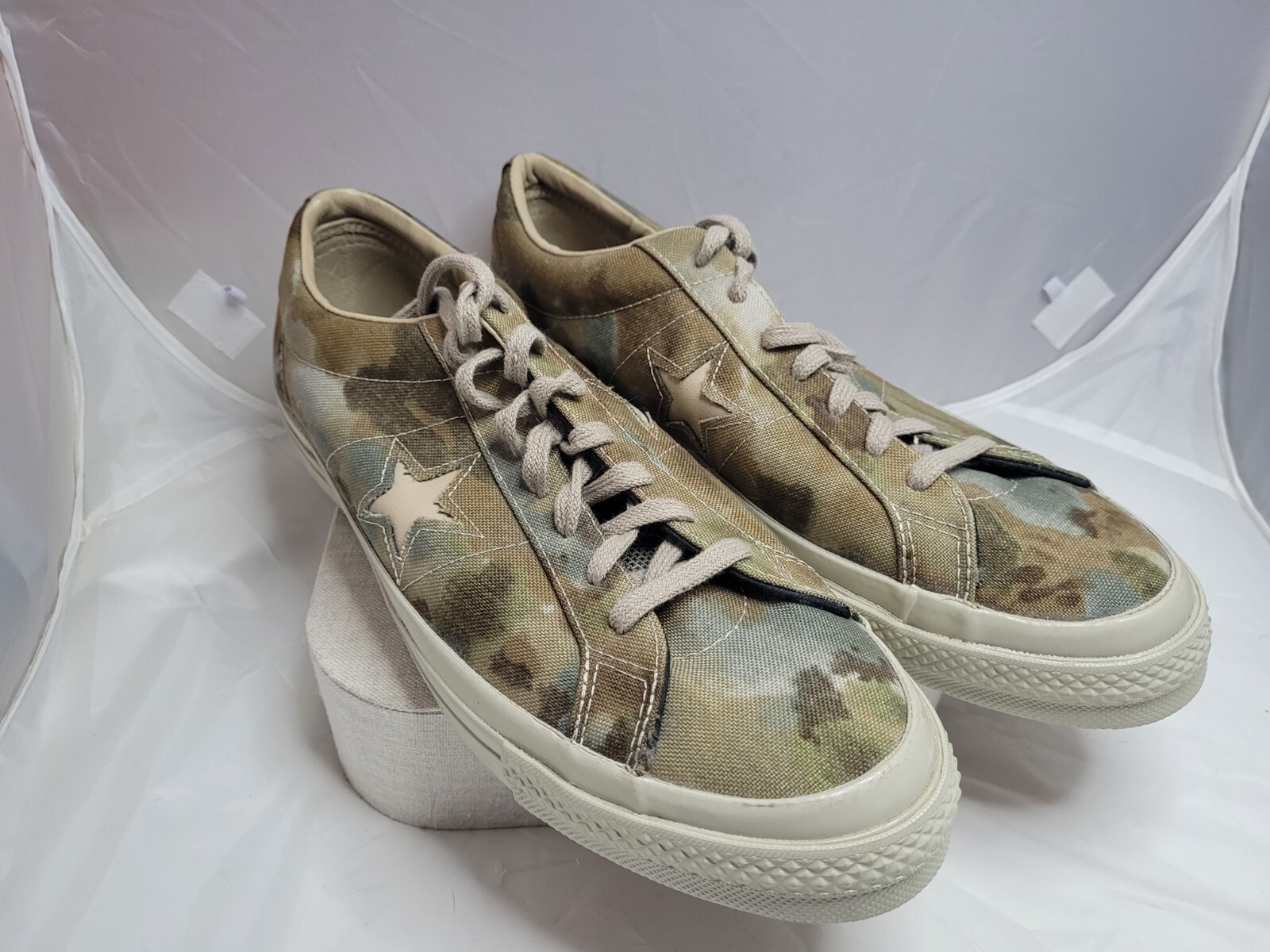 Very Clean! Converse One Star Ox Mens Camo Low 152666C