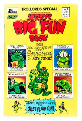 Trollords Special: Jerrys Big Fun Book #1 (1987 Tru Studios) In Full Color! NM-