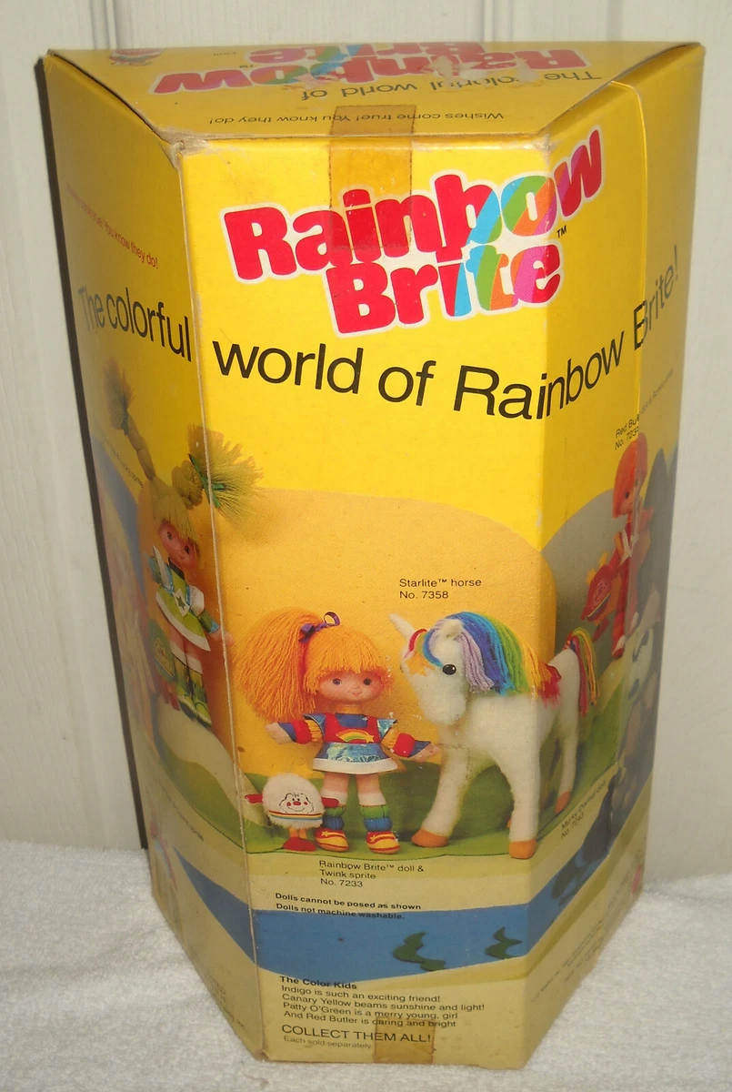 Poupée Rainbow Brite – Indigo, 23cm, Mattel, Boîte Canadienne
