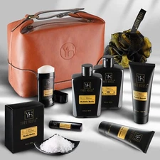 YARD HOUSE Luxury Mens Bath & Body Spa Set Collection - Christmas Gifts For Him!