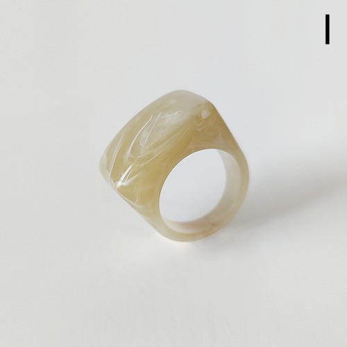 Vintage Women Ladies Resin Ring Acrylic Rings Jewelry Fashion Party Gift - Picture 20 of 22