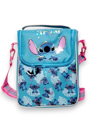 Disney Stitch Crossbody Bag Blue Shoulder Bag with Adjustable Strap & Stitch - 第 1/9 張圖片