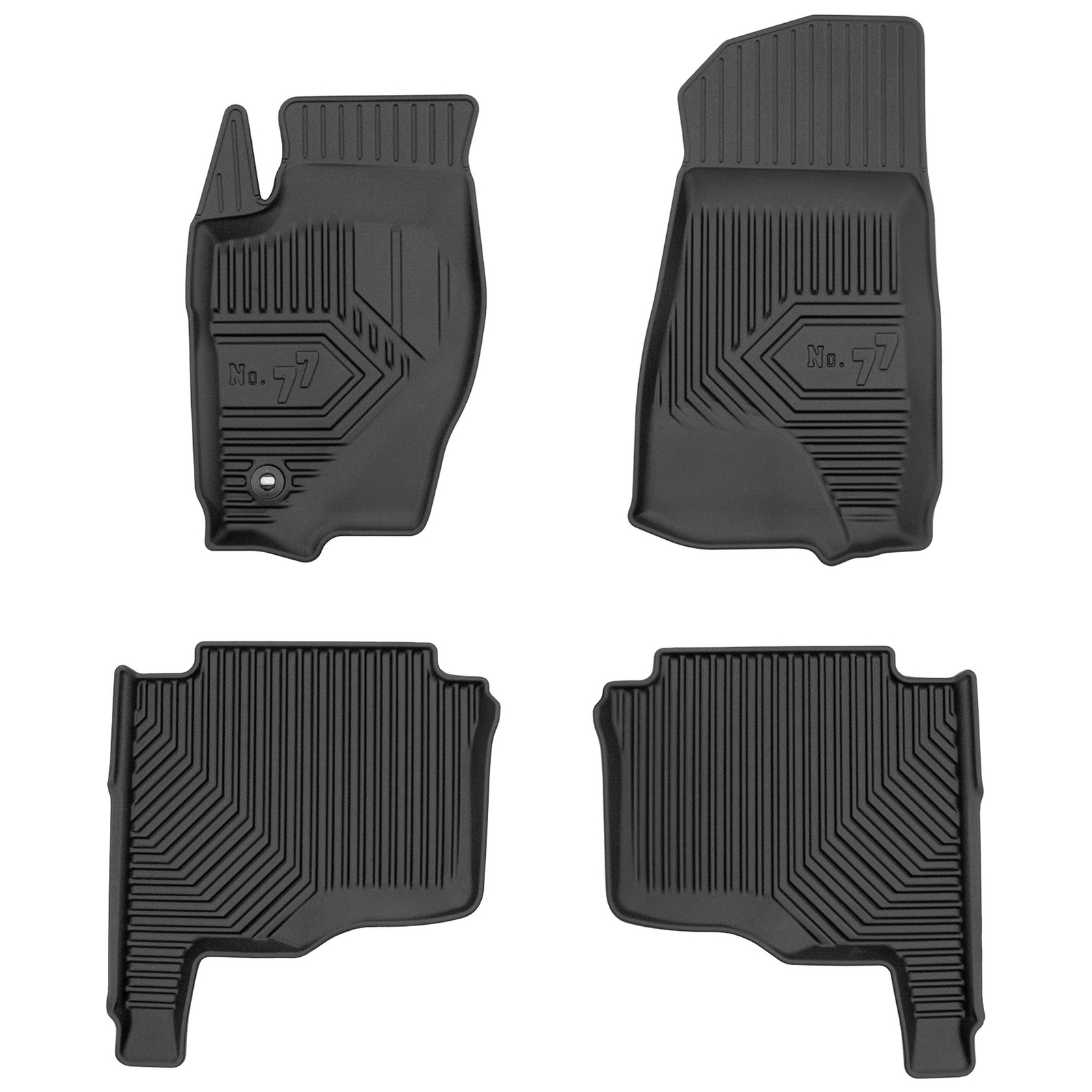 Tapis de sol TPE étanches Frogum No.77 pour Jeep Grand Cherokee III avec rebords 3D de rétention