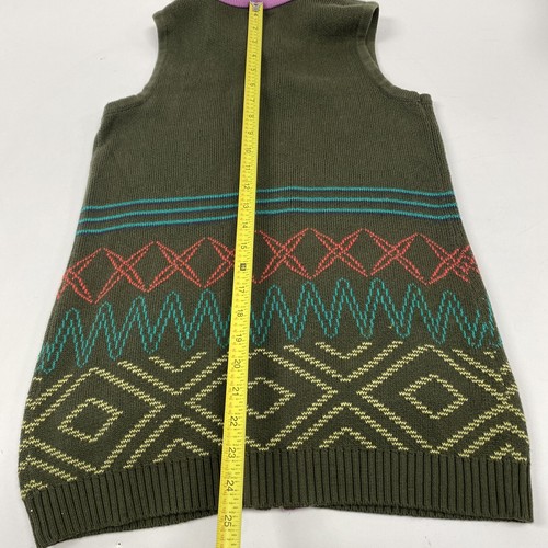 Matilda Jane BIG IDEA Knit Sweater Vest Size 12 Green Girls 435 Make Believe - Picture 7 of 7