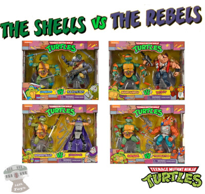 Teenage Mutant Ninja Turtles Classic Figures TMNT vs Villain 2-Packs Triceraton