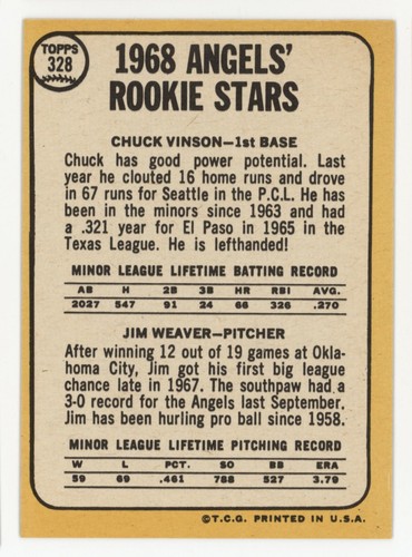 Set builders: 1968 Topps 300-399 VG/EX & better, FREE shipping - Picture 75 of 323