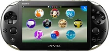 USED PS Playstation vita Wi-Fi model KHAKI BLACK PCH-2000 ZA16 only console