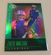 2021 ILLUSIONS GREEN #104 ZACH WILSON RC - NEW YORK JETS