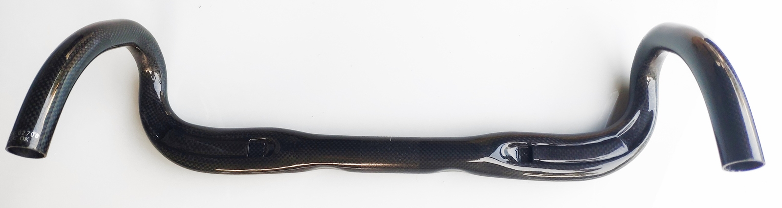 NO LOGO Carbon Drop road Compact Bar glossy hidden cable routing 440mm ...