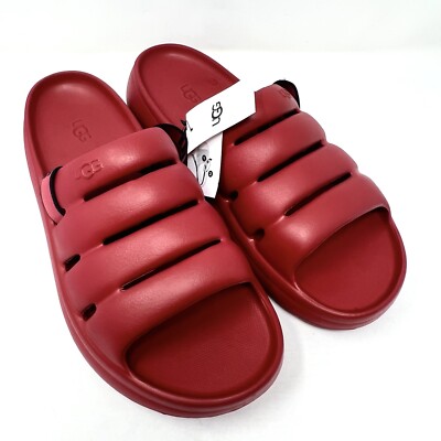 UGG Sport Yeah Slip on Strap Sandals - Red - Men's Size 13 - Brand new with tags