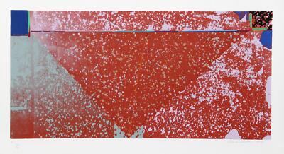 Frank Roth, Untitled - Red Triangle I, Screenprint, signed and numbered ...