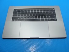 MacBook Pro A1707 2017 MPTT2LL/A 15" Top Case Palmrest NO Battery Gray 661-07954