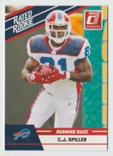 2010 Donruss Rated Rookies #15 C.J. Spiller - Buffalo Bills