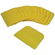 12 Pk 4"x3" Standard Plastic Auto Body Filler Spreaders, Made in USA GL-1214