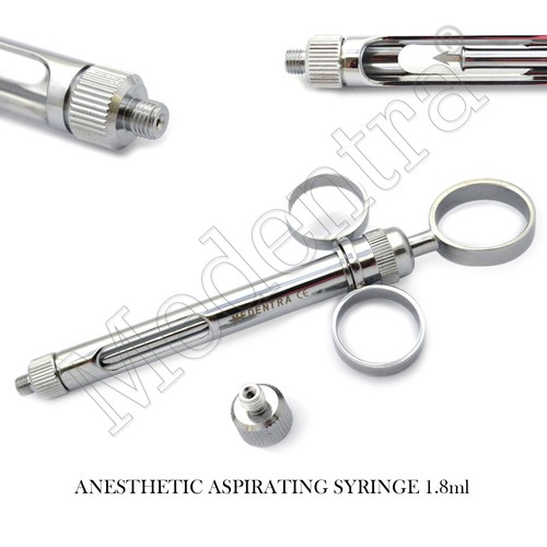 MEDENTRA® Dental Aspirating Cartridge Anesthetic Syringe for Anesthesia