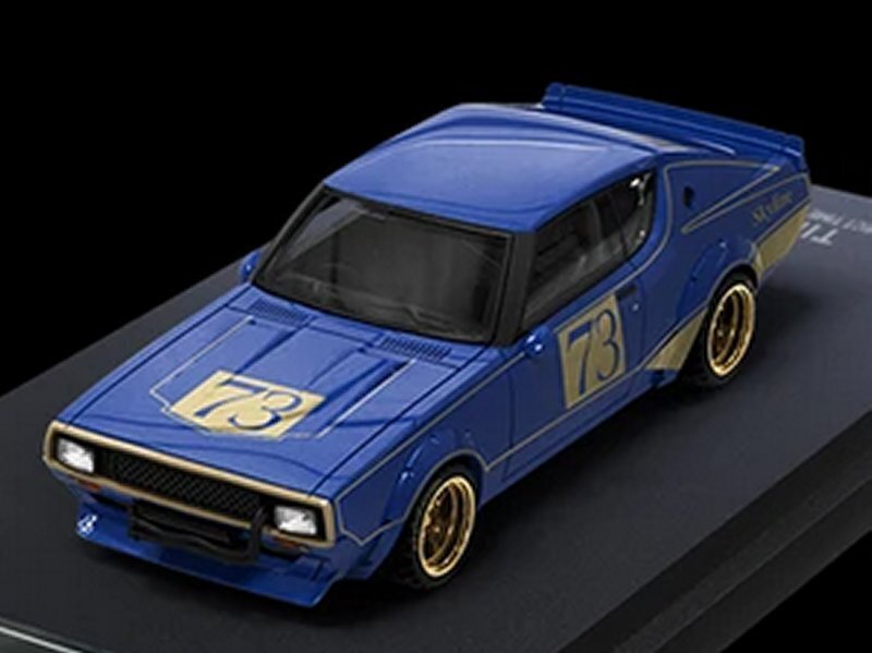 TIME Micro 1/64 ニッサン 日産 KPGC110 LBWK 青色 NISSAN KPGC110 - LBWK #73 - bluemetallic - Time Micro 1:64
