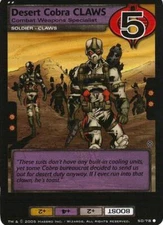 GI Joe TCG: Desert Cobra CLAWS, Combat Weapons Specialist [Played] from set GI J