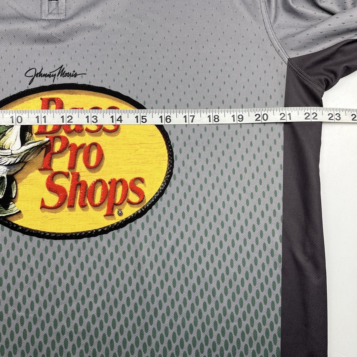 Chemise de pêche Bass Pro Shops Johnny Morris manches longues 1/4