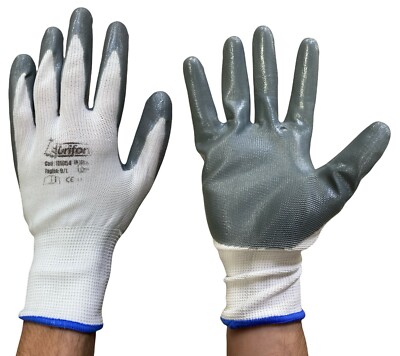 Guanti Da Lavoro In Nitrile Vgo - Per Giardinaggio, Edilizia, Confezione Da 3/5/10 Paia (modello NT2110) Guanti Lavoro Nitrile - Foto 2