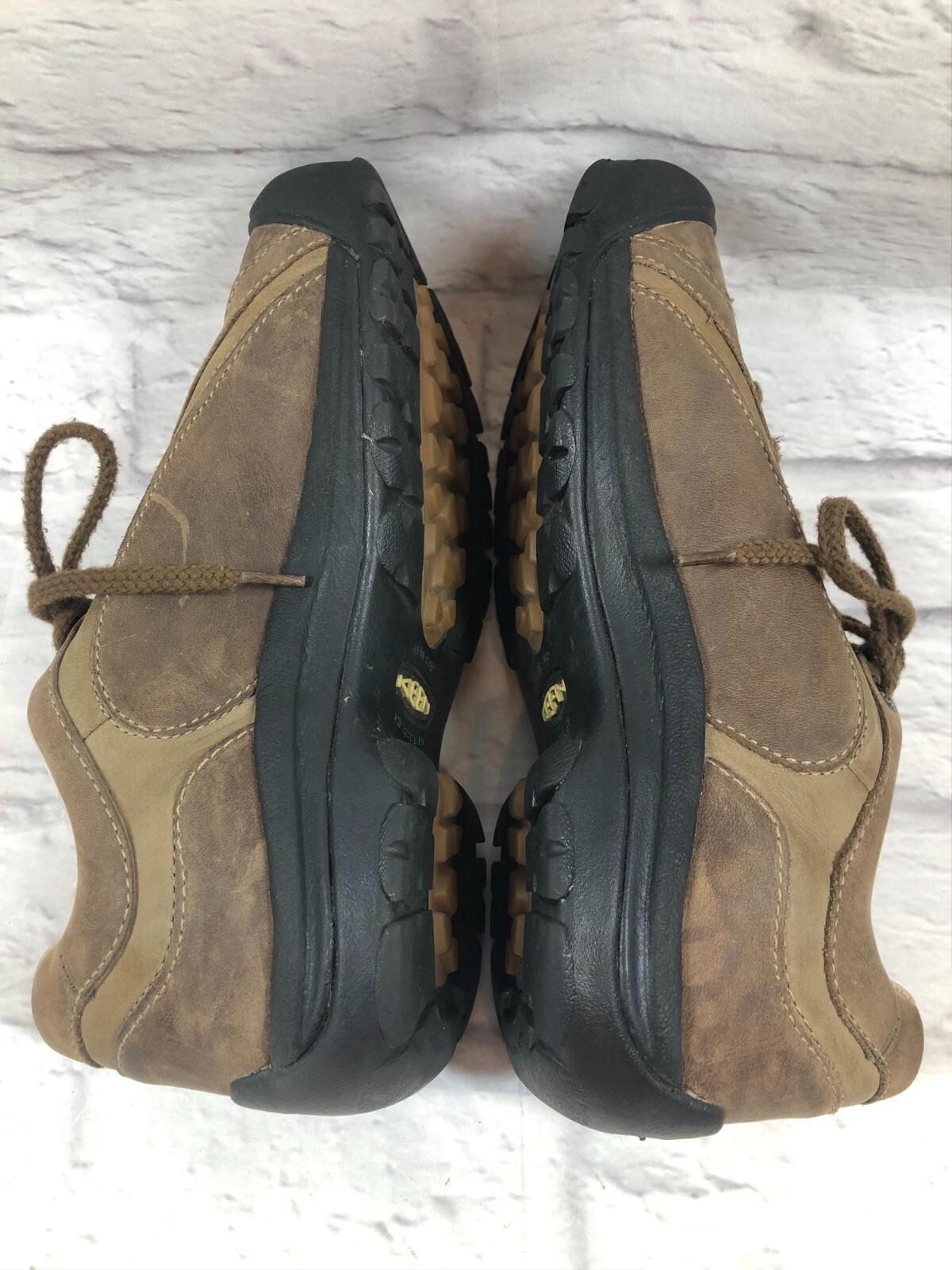 Keen Briggs Scarpe da ginnastica da trekking in pelle marrone da donna 9 39 5 (b4a)