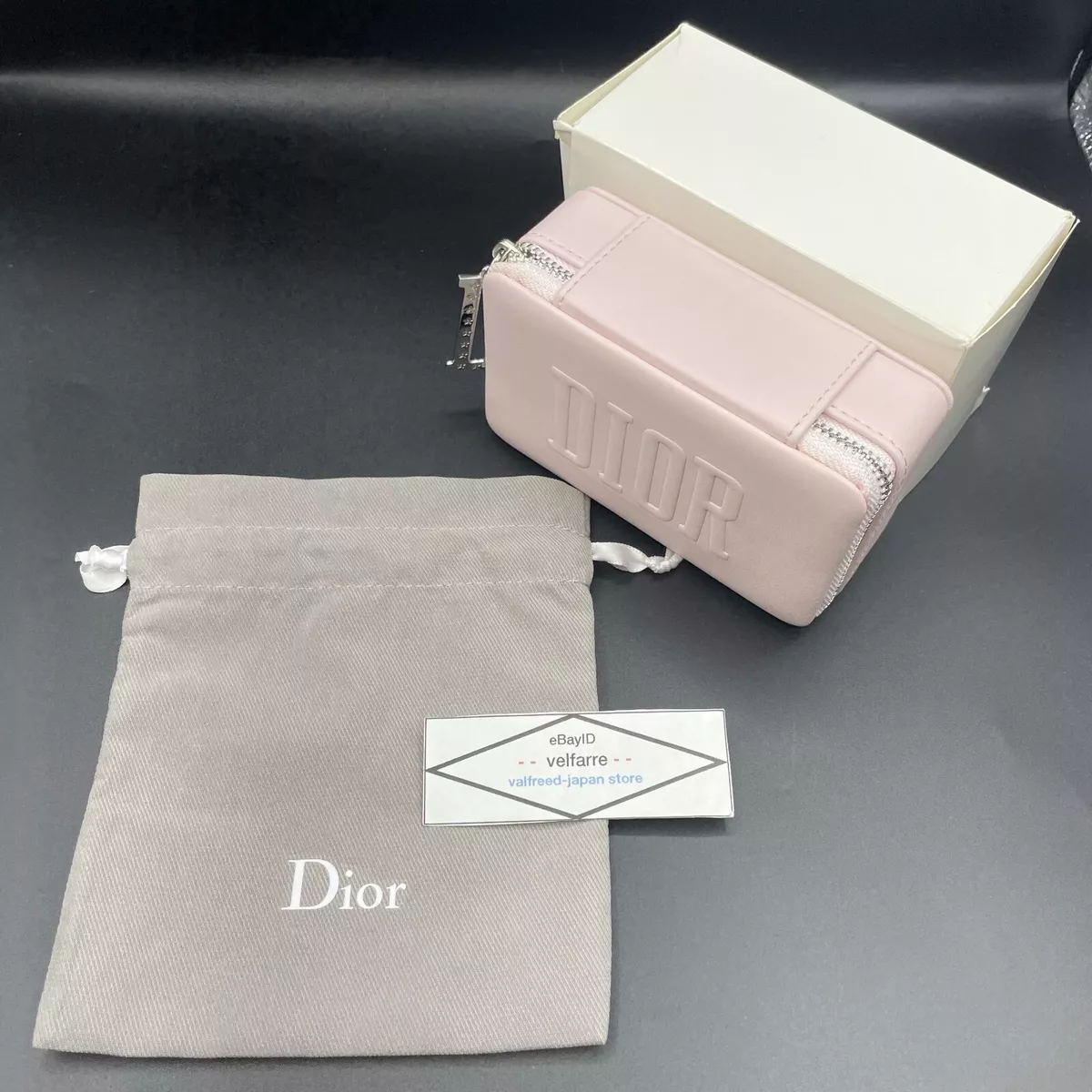 Christian Dior JAPAN Travel Jewelry Case Pink promo complementary GIFT NEW  w/box