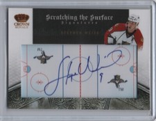 2010-11 Crown Royale Scratching the Surface Autograph #93 Stephen Weiss 42/100