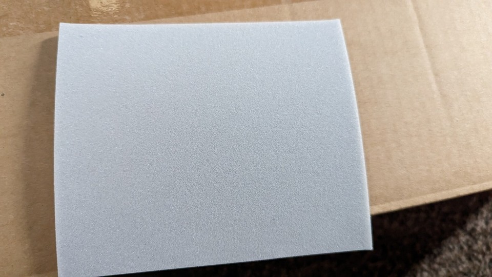 3m 06964 soft back Sanding Sponge 41/2 in x 51/2 in Super Fine 25