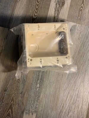 Mono Systems CableHider Lot of 2 Outlet Box/PVC #CH482-A (2-Gang) - NIP