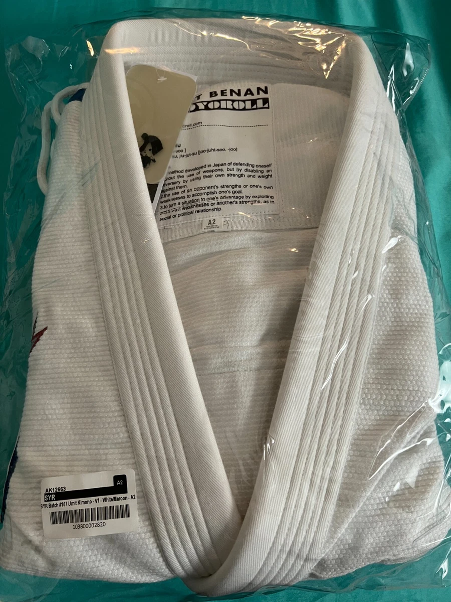 Shoyoroll Umit Benan Batch #107 UMIT KIMONO V1 (White/Maroon) New