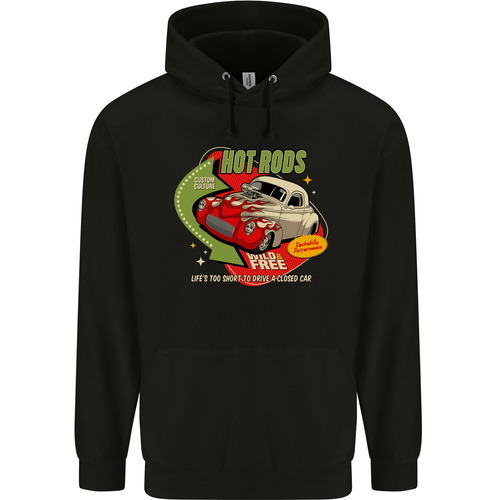Hot Rods Wild and Free American Classic Cars Childrens Kids Hoodie