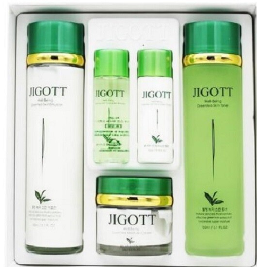 Jigott Green Tea 3pcs Special Skin care set Skin Balancing Moisture