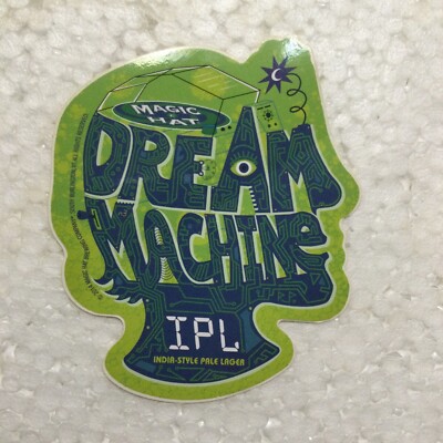 Magic Hat Brewing Company  Dream Machine IPL Beer Sticker