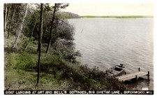 VTG RPPC Boat Landing at Art & Bell's Cottages, Big Chetag Lake, Birchwood, WIS