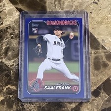 2024 Topps Series 2 Andrew Saalfrank RC Royal Blue #406 Diamondbacks B-20